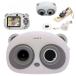  высокий Tec Mini Kids камера Panda серый WEC22-GY-GD цифровая камера 4800 десять тысяч пикселей 8 кратный zoom 32G карта памяти имеется детский простейший фотоаппарат 