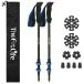 TheFitLife треккинг paul (pole) карбоновый альпинизм stock легкий 57-120cm эластичный ходьба paul (pole) ходьба палка 2 шт. комплект альпинизм трость .