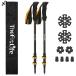 TheFitLife треккинг paul (pole) карбоновый альпинизм stock легкий 57-120cm эластичный ходьба paul (pole) ходьба палка 2 шт. комплект альпинизм трость .