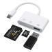3in1USBCSD�J�[�h���[�_�[USB�|�[�g�g�����@�\MicroSD/SD�J�[�h/UHS-I�J�[�h��p�����o�����]��OTG�^�C�vC�J�[�h���[�_�[MacWind