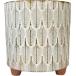  керамика горшок модный меньше перо pot glass green W135*D135*H140