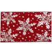  коллекция living Италия VELCOC фирма коврик перед дверью snow 75*45*1.4 модный блестящий красный снег кристалл вход коврик грязь сбрасывание предотвращение скольжения Рождество specification Xmas
