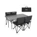  уличный стол стул 7 позиций комплект aluminium стол стул пикник bench комплект столик для пикника супер-легкий складной сборка простой место хранения сумка имеется BBQ. рыбалка 