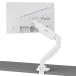 Pixio PS2S White монитор arm белый одиночный 17-49 дюймовый соответствует выдерживаемая нагрузка 2-18kg зажим резиновая втулка белый 