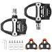 ROCKBROS �r���f�B���O�y�_�� SPD-SL�V���[�Y�Ή� �N���[�g�t�� �Z�b�g �J�[�{���t�@�C�o�[ �y�� �ϋv�� �`�^���������c �V�[���h�x�A�����O 9/16" ���[�h�o�C�N