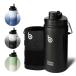 BOTTLE BOTTLE �W���O 2���b�g�� ���� ��e�� 2L �X�e�����X �^��f�M �ۉ��ۗ� �X�g���[�t�� �����^�� �����J�o�[�t�� ������ �A�E�g�h�A �X�|�[�c �L�����v �u