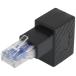  проводной LAN RJ45 8P8Ci-sa сеть удлинение трансляция person направление изменение преобразование адаптор коннектор L знак L type прямой угол электропроводка мужской - женский модем маршрутизатор NAS сервер интернет 