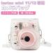  Cheki кейс покрытие instax mini 11/12 Дэйзи рисунок Cheki сумка с ремешком .IX-DB2680 | камера сумка цветочный принт прозрачный прозрачный мягкий чехол 