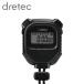 dretec секундомер [RUGURE( ковер re)] SW-126BK | секундомер спорт бег jo серебристый g движение . чуть более сигнализация 