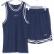 LYFT Standard Basketball Tanktop Shorts S размер темно-синий подъёмник стандартный баскетбол майка шорты комплект тренировка одежда 