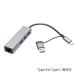 [ параллель импортные товары ] USB Type-C LAN конверсионный адаптор Type-A обе соответствует USB3.0 ступица 3 порт 