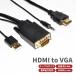 HDMI to VGA Ѵץ Ѵ ֥ 1080P եHD 3.5mm Aux  ǥ  PC ˥