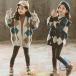  tops вязаный кардиган девочка Kids детский девушки . какой . рисунок zonchi-ko-ti gun весна одежда длинный рукав осень одежда зима одежда a-ga il передний открытие вязаный свитер теплый 
