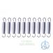  батут замена spring spring 10шт.@15шт.@ springs батут для для замены spring steel батут аксессуары ioso высокая прочность цинк сталь металлизированный все 7 размер удобный 
