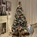  Северная Европа 180cm 150CM 120cm Рождество елка орнамент комплект tree iosoaru The sled роскошный комплект Северная Европа способ металлический ножек полнота . орнамент свет украшение 