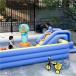  место хранения Kids ребенок взрослый для бытового использования дом 5m 1.5m Family бассейн наружный наружный. развлечение место ioso PVC материалы independent .. складной место хранения скольжение шт. многоквартирный дом вода . морская вода . глубокий 