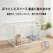  домашнее животное Circle steel забор имеется дверь DIY мера широкий . клетка . пробег закрытый наружный ioso предотвращение простой установка Space средний compact маленький магазин товары для домашних животных 