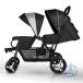 2 посадочных мест коляска 2 посадочных мест Buggy коляска вертикальный .. для коляска compact длина езда ioso младенец шина тонкий прогулка выход в машине товар Drive 