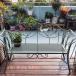  Toro античный сад bench park metal зеленый наружный мебель шпаклевка .o сборка ioso железный простой садоводство сопутствующие товары двор работа садоводство огород удобный 