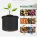  легкий модный 10 галлон 15*20 галлон 3 шт. комплект чёрный нетканый материал pot нетканый материал посадочная машина ioso цветочный горшок большой глубокий горшок фетр ткань горшок огород "дышит" 