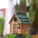  подарок модный bird house маленькая птица. гнездо коробка треугольник крыша модель птица. гнездо дикая птица ioso. птица маленький магазин гнездо дыра интерьер двор сад садоводство садоводство наблюдение 