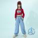  брюки Denim ребенок одежда 120 140 танцевальный костюм обычно надеты hip-hop Dance одежда ioso повреждение способ надеты поворот body type покрытие обычно используя выход удобный удобный легкий место хранения 