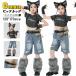  Denim брюки Kids танцевальный костюм выставить .... рубашка k-pop костюм укороченные брюки пара покрытие привлекательный девушки hip-hop идол костюм Корея Cheer девушка 