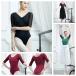 . минут рукав Leotard женский взрослый балет Leotard s pra ising одноцветный стандартный Mai шт. костюм балет костюм тренировка надеты Dance . старый художественная гимнастика балет урок надеты танцевальный костюм da