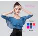  латиноамериканский Dance tops бальные танцы верхняя одежда Dance tops оборка 7 минут рукав .. блуза женщина бальные танцы костюм верхняя одежда состязание надеты современный Dance женский женский Dance .