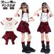  красный красный в клетку Kids танцевальный костюм девочка jazz Cheer Cheer девушка Cheery da-t рубашка юбка Short верх .... tops одиночный товар распродажа верх и низ в комплекте 