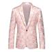  цветочный принт жакет мужской костюм жакет длинный рукав тонкий tailored jacket костюм пальто мужской танцевальный костюм Mai шт. stage костюм постановка одежда . рука свадьба вечеринка 