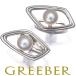  Mikimoto запонки жемчуг жемчуг 7.0mm серебряный BLJ