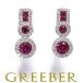 ���r�[ 1.10ct �_�C�� �_�C�������h 0.27ct �N���V�b�N �~���O���C�� �s�A�X K18WG �y���ÁzGENJ