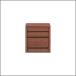  грудь Tiara ширина 45cm 3 уровень Brown функциональный местного производства товар mi Dolce -тактный модный одежда место хранения комод полный открытый направляющие из дерева большая вместимость Okawa мебель природа покраска 
