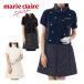  Marie Claire Golf женский одежда необычность материалы hybrid полный Zip с хлопком вязаный короткий рукав One-piece 732-403 M-LL