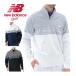  New balance Golf Logo линия половина Zip подставка шея вязаный одежда мужской 2025 год осень-зима модель M-LL 012-5270001