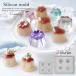  silicon type * mold Mini pudding large small set silicon mold resin type jelly canele sweets food sample accessory solid 3d miniature UV resin handicrafts 