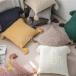 45x45cm наволочка Северная Европа модный одноцветный простой боа вязаный бахрома ... диван-кровать офис белый розовый серый интерьер смешанные товары 