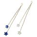 18kgp цепь очарование звезда Star Cubic Zirconia все 2 цвет 2 шт 2208 gp-587