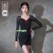  латиноамериканский танцевальный костюм Kids для выставить Leotard юбка бальные танцы платье Junior для бальные танцы тренировка для комплект постановка одежда состязание надеты презентация 
