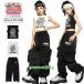  чёрный белый tops Kids танцевальный костюм .... майка короткий выставить брюки-карго без рукавов k-pop костюм белый рубашка hip-hop ребенок постановка одежда 