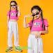  Kids танцевальный костюм HIPHOP stage костюм Cheery da- костюм hip-hop девочка Корея ребенок одежда отвечающий .. Jazz Dance jazz Dance одежда тренировка надеты комплект постановка одежда 