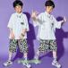  Kids танцевальный костюм B серия hip-hop ребенок одежда HIPHOP брюки короткий рукав комплект мужчина девочка Jazz Dance презентация тренировка надеты stage костюм брюки рубашка белый 