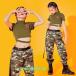  Kids танцевальный костюм HIPHOP stage костюм Cheery da- костюм hip-hop девочка Корея ребенок одежда отвечающий .. Jazz Dance jazz Dance одежда тренировка надеты симпатичный постановка одежда 