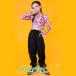  Kids танцевальный костюм HIPHOP stage костюм Cheery da- костюм hip-hop девочка Корея ребенок одежда отвечающий .. Jazz Dance jazz Dance одежда тренировка надеты комплект постановка одежда 