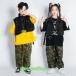 HIPHOP лето Kids танцевальный костюм hip-hop танцевальный костюм tops брюки ребенок одежда Корея stage костюм Kids Jazz Dance Dance одежда тренировка надеты спортивная форма 