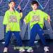  Корея ребенок одежда HIPHOP hip-hop stage костюм Kids танцевальный костюм jazz отвечающий .. Jazz Dance тренировка надеты спортивная форма Dance одежда группа одежда девочка мужчина футболка комплект 