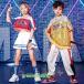  Корея ребенок одежда HIPHOP hip-hop stage костюм Kids танцевальный костюм jazz отвечающий .. Jazz Dance тренировка надеты спортивная форма Dance одежда группа одежда девочка мужчина футболка комплект 