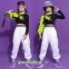  Корея ребенок одежда HIPHOP hip-hop stage костюм Kids танцевальный костюм jazz отвечающий .. Jazz Dance тренировка надеты спортивная форма Dance одежда группа одежда девочка футболка комплект 