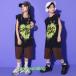  знак . рисунок Heart Logo мода Jazz Dance лето короткий рукав джинсы HIPHOP Street Dance Kids Dance хлопок t рубашка 